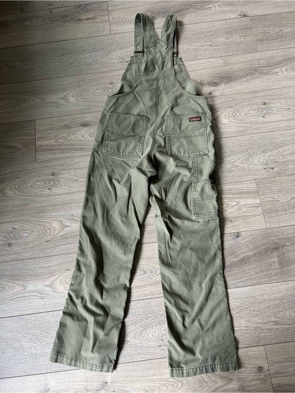 Patagonia Olive Green Overalls Gorpcore Utility work Size Medium - Picture 5 of 13